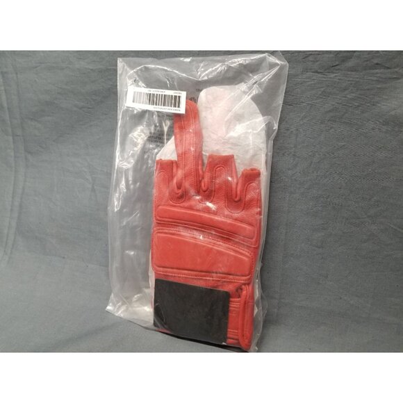 Supreme Number (N)ine Leather Gloves RED (FW25) Size Large BRAND NEW - Picture 3 of 4